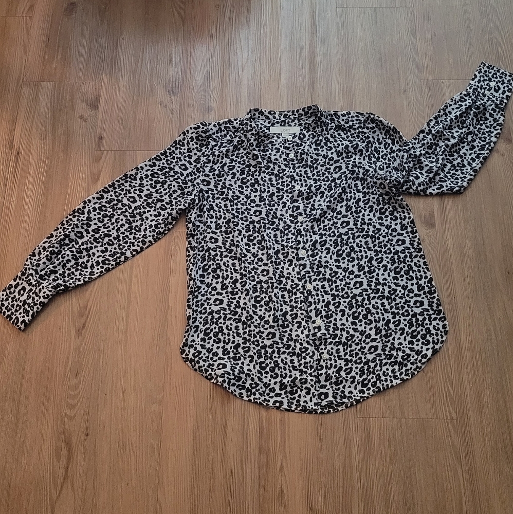 LOFT Leopard Print Blouse